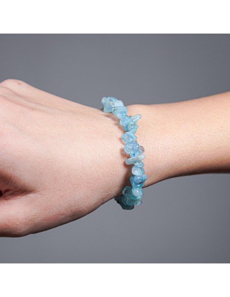 PULSERA DE AGUAMARINA CHIP EXTRA
