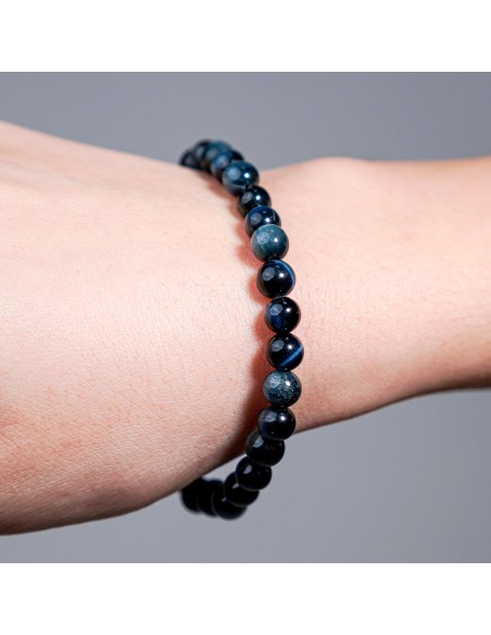 Pulsera Ojo de Halcón 4 mm | Protección y enfoque