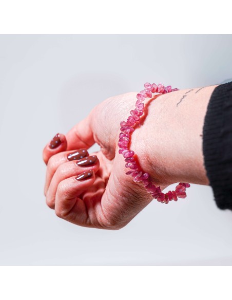 Pulseira Rubelite Chip Extra | Energia do coração