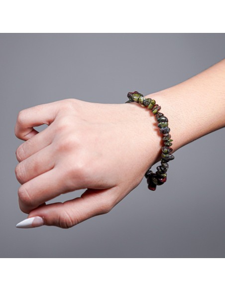 Pulsera Jaspe Sangre de Dragón | Fuerza vital y protección