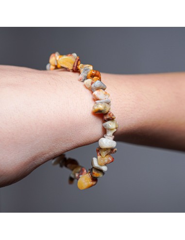 Pulsera Ágata Crazy Lace Chip | Alegría interior