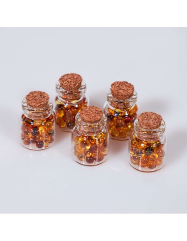 FRASCO DE ÂMBAR ROLADO