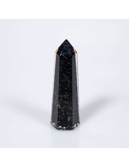 GERADOR DE TURMALINA NEGRA ORGONITE 12CM