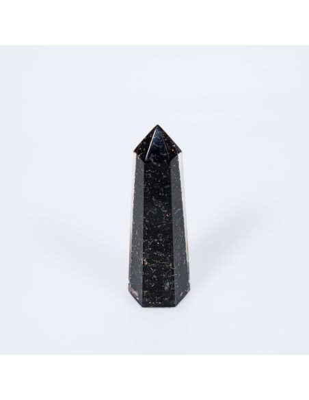 GERADOR DE TURMALINA NEGRA ORGONITE 12CM