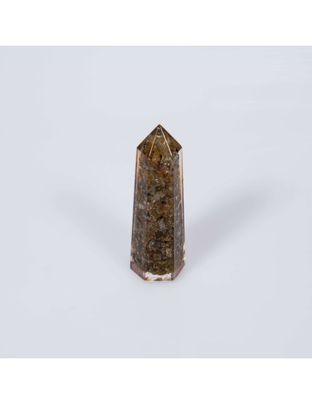 GERADOR DE OLHO DE TIGRE ORGONITE 12CM