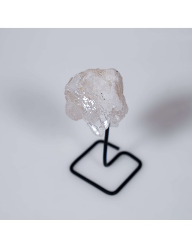 DRUSA DE QUARTZO COM BASE METÁLICA