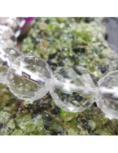 Pulsera de cuarzo cristal facetada para claridad mental, purificación energética y expansión vibracional 2