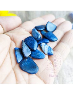 Dumortierite rolada para foco interior, clareza mental e estabilidade vibracional