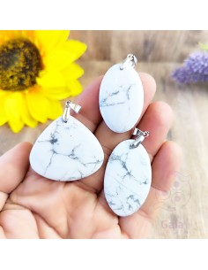 Pendente de Howlite | Paz interior e clareza espiritual