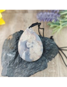 COLGANTE DE ÁGATA FLOR