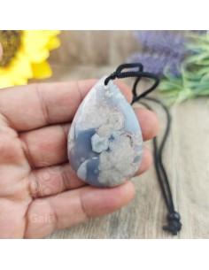 COLGANTE DE ÁGATA FLOR 2