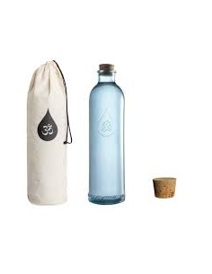 Garrafa OmWater Gratitude para purificação da água elevação vibracional e intenção consciente