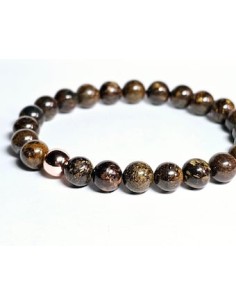 Pulseira de bronzite 6mm pedra natural