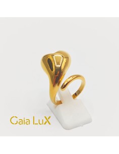 Anel Amor ajustável de aço inoxidável