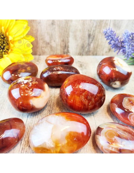 Cornalina sabonete para vitalidade, criatividade e equilíbrio emocional