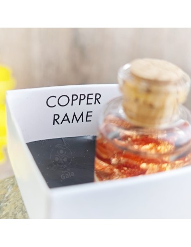 Frasco de cobre para manifestar pedidos ao Universo com intenção, proteção e alinhamento energético