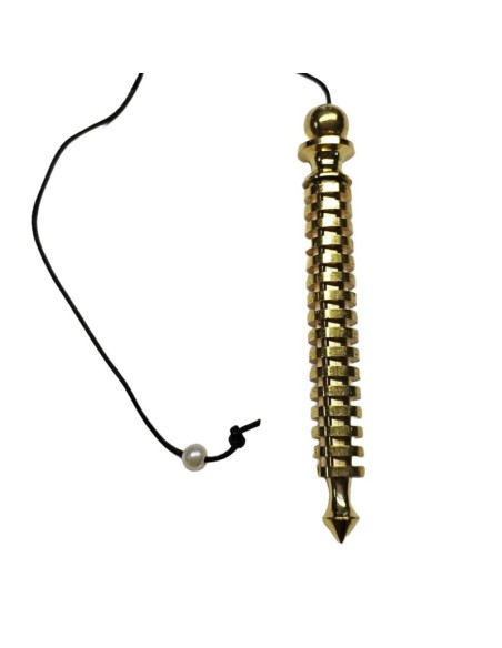 Pêndulo Ísis 16 baterias com testemunho bronze instrumento natural