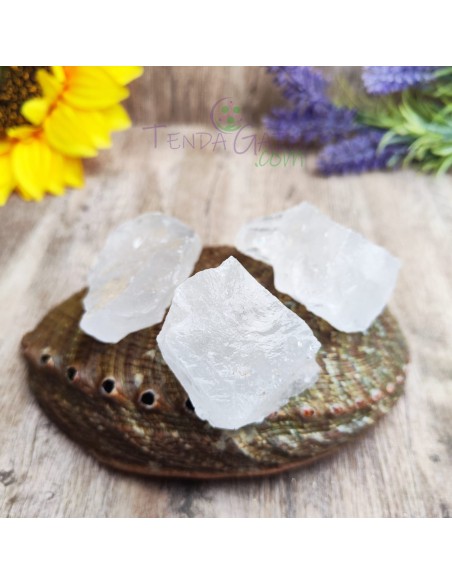 Quartzo cristal em bruto 1 a 2cm pedra natural