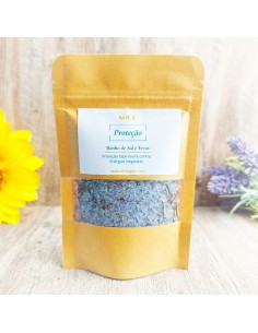 Banho de sal, óleos e ervas proteção espiritual 100 g produto natural