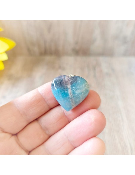 COLGANTE DE TROLEITA CORAZÓN ACERO