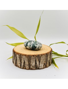 Ágata musgo sabonete 5 a 6 cm pedra natural